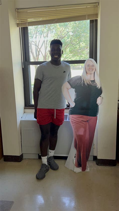 Missouri mom pranks son with a cutout of herself for his dorm room